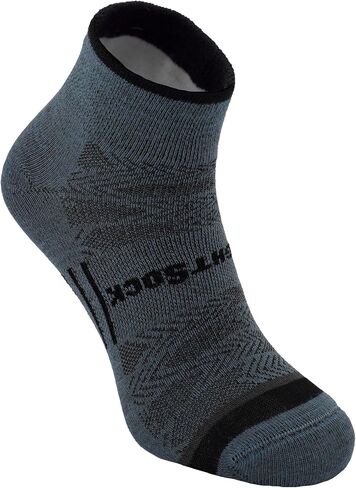 Wrightsock CoolMesh II Quarter Running Socks for Men and Women – Cushioned, Eco-Friendly and Anti Blister Socks with our Patented Double Layer Design - American Made, No Blisters Guaranteed in Saudi Arabia