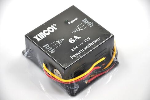 DC 24V to DC12V 50A 600W Buck Voltage Reducer DC/DC Car Truck Power Converter Step-Down Regulator Transformer with Double Built-in Fans Full Protections Memory(RAM) and Inline Fuse in Saudi Arabia