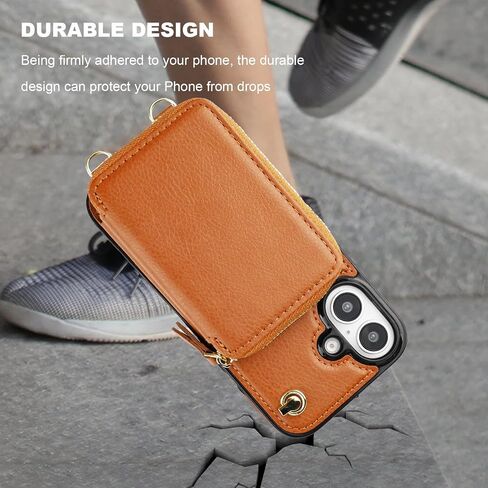 Bocasal for MagSafe Crossbody Wallet Case for iPhone 16, Black in Saudi Arabia