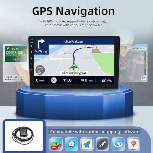 Car Stereo for Honda Accord 8th 2008 2009 2010 2011 2012 with GPS Navigation,podofo 10.1 Inch 1080P Touch Screen Android Car Radio with Mirror Link Bluetooth WiFi FM/RDS Backup Camera in Saudi Arabia