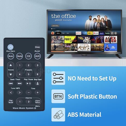 جهاز تحكم عن بعد بديل جديد مناسب لنظام راديو الموسيقى Bose Soundtouch Wave - الجيل 1,2,3,4، AWRCC1 AWRCC2 AWRCC3 (النظام I II III IV بدون بطارية) in Saudi Arabia