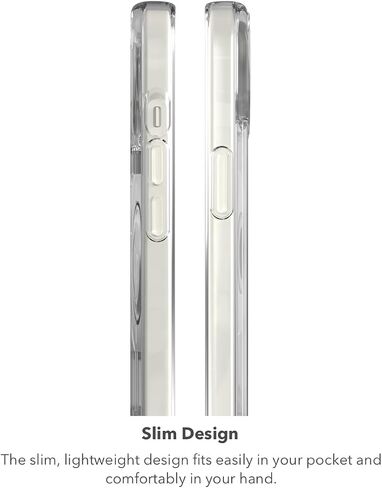 حافظة هاتف ZAGG Crystal Palace Snap iPhone 15/14/13 شفافة مع مسند مدمج - حماية من السقوط (13أقدام/4م)، جرافين متين، حافظة هاتف MagSafe مقاومة للاصفرار، ومقاومة للخدش in Saudi Arabia