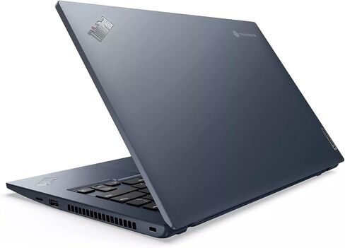 Lenovo ThinkPad C14 Chromebook كمبيوتر محمول للأعمال مقاس 14 بوصة FHD IPS Touch Intel 10-core i7-1265U 16GB RAM 256GB SSD بإضاءة خلفية بصمة الإصبع Thunderbolt FHD كاميرا خصوصية شحن سريع مع ملحق ICP in Saudi Arabia
