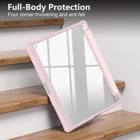حافظة متوافقة مع BOOX Tablet Go 10.3 ePaper E Ink Tablet، غطاء واقٍ خلفي شفاف صلب مع حامل قلم، تنبيه/غفو تلقائي، أسود in Saudi Arabia