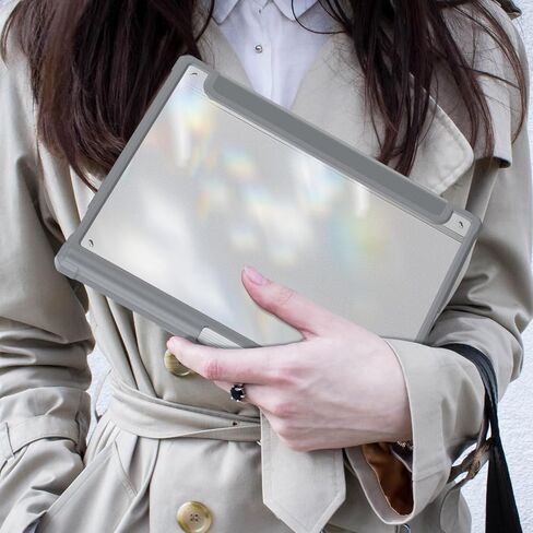 Case Compatible with BOOX Tablet Go 10.3 ePaper E Ink Tablet,Hard Transparent Back Protective Cover with Pen Holder,Auto Wake/Sleep,Black in Kuwait