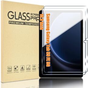 2 PACK for Samsung Galaxy Tab S9 FE 5G 10.9 inch/Galaxy Tab S9 11 inch Screen Protector Tempered Glass with 9H Hardness Bubble Free Easy Installation