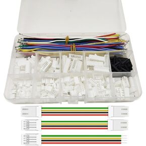 PH 2.0mm Connector Socket Kit with Pre-Crimped Soft Silicone Wire 2/3/4/5/6/7/8/9/10 Pin Housing Male Female JST Adapter Cable