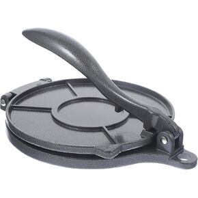 Tortilla Press, Tortilla and Roti Maker, 8 Inch Dough Press Quesadilla Maker Pizza Press Roti Press Masa Roti Maker Chapati Maker for Flour Tortilla Grey