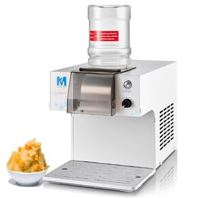 Snowflake Ice Machine, 260W Shaved Ice Machine for Homemade Snowflake, Rapid Cooling, Food-Grade Stainless Steel Material, Snowflake Ice Maker for Dessert, Ice Cream