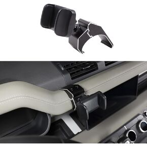 PIUGILH Car Phone Holder Compatible with Land Rover Defender 90 110 130 2020-2023 Accessories, Center Console Dash Board Phone Mount Holder(Model C)