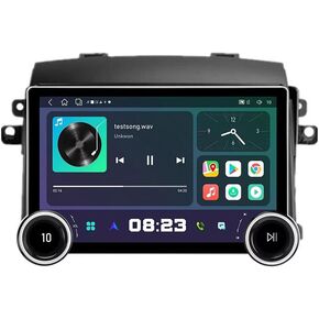 for Toyota Sienna Radio Upgrade 2004 2005 2006 2007 2008 2009 2010 Car Stereo, Built-in DSP EQ Wireless Carplay Android Auto GPS Navigation 10.1" IPS Touchscreen Free Backup Camera (4GB RAM+64GB ROM)