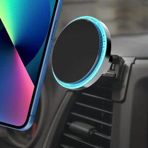 BEHAVE Wireless Charger fit for Jeep Cherokee,Magnetic Phone Mount for Cherokee 2015-2024,15W Fast Charging Compatible with Magsafe iPhone 12-15 Series and All Phones