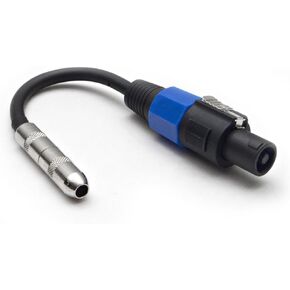 Seismic Audio 4 Pack-1/4 TS Female to Speakon Adapter Patch Speaker Cable (SAPT56-4Pack)