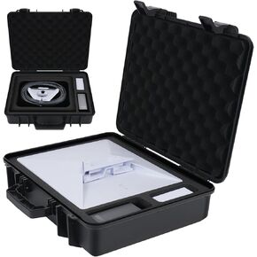 Starlink Mini Case, Hard Travel Case for Starlink Mini Dish, Kickstand, Power Adapter, Pipe Adapter, Cables and Accessories (Case Only)