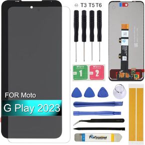 for Motorola Moto G Play 2023 Screen Replacement XT2271-5 6.5'' LCD Display Touch Digitizer Assembly with Tools