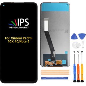 A-Mind for Xiaomi Redmi 10X 4G/Redmi Note 9 LCD Display Touch Screen Digitizer Not Original Phone Screen Replacement Full Assembly Repair Kits,with Tools
