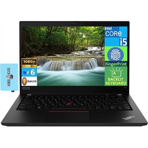 Lenovo ThinkPad T14 Business Laptop 14.0" FHD IPS Display (Intel i5-1135G7 4-Core, 16GB RAM, 1TB PCIe SSD, Intel Iris Xe, Backlit KYB, FP Reader, WiFi 6, BT 5.2, HD Webcam, Win 11 Pro) w/Hub