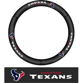 NFL - Las Vegas Raiders GLSTEERCOVER - غطاء عجلة القيادة من الجلد الأصلي من Las Vegas Raiders