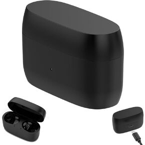 Charging Case for Jabra Elite 3/4, Replacement Charger Battery Case 590mAh for Jabra Elite 3/4 (Black)