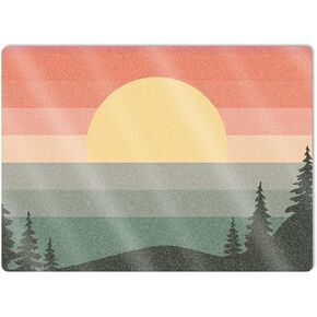 MightySkins Glossy Glitter Skin Compatible with Microsoft Surface Laptop 5 15" Full Wrap Kit - Sunset Forest | Protective, Durable High-Gloss Glitter Finish | Easy to Apply | Made in The USA