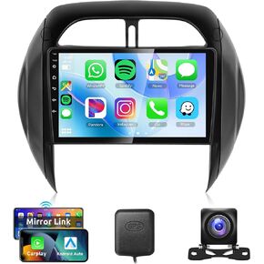 2G 64G Radio for Toyota RAV4 RAV 4 2003 2004 2005 Android Car Stereo CarPlay Android Auto, Rimoody 9 Inch Touchscreen Mirror Link Bluetooth FM/RDS GPS WiFi SWC Backup Camera