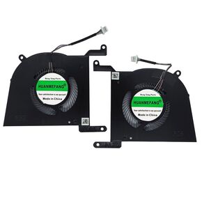 Replacement New CPU and GPY Cooling Fan for MSI Stealth14 MS-14K1 BS5412HS-U6H BS5412HS-U6L Fan
