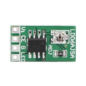 DC 3.3V 3.7V 5V LED Driver 30-1500mA Constant Current Adjustable Module for LED Li ion