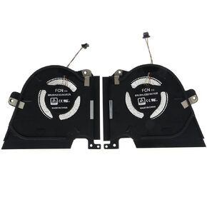 Replacement CPU & GPU Cooling Fan for Asus ROG Zephyrus Duo 15 GX550 GX550LXS GX550LWS DC 12V 1A FMB9 13NR02Z0P08011 DFSCK22105182D FMB8 13NR02Z0P09011 DFSCK22115181D