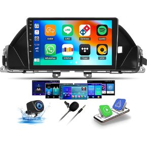 SIXTOP [8-Core 2+64G] Android Car Stereo for Honda Odyssey 2010-2017 with Carplay Android Auto 59 Theme 9 inch Screen Bluetooth 5.0 FM RDS Network Radio DSP 32EQ GPS AI Voice