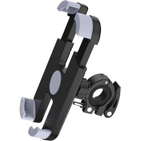Cellet Motorcycle, Bike Phone Mount, Universal Bicycle Holder Mount Compatible for Apple iPhones, Samsung Galaxy, Google Pixels, Motorola Smartphones (Spring Secured)