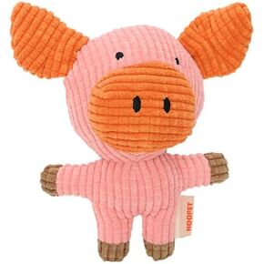 Cute Stuffed Squeak Dog Toys Chewers Toy Elephant Piggy Cows Toy for Small Medium Dog (Piggy)