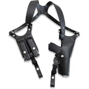Cardini Leather Premium Shoulder Holsters for Concealed Carry, for Glock 17 Shoulder Holster, for Beretta 92FS Shoulder Holster, for Springfield XD