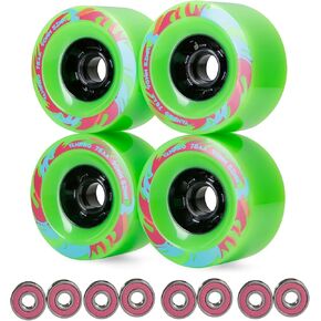 vanpro DIY Electric Skateboard Longboards Wheel 90MM 9052 pu for Cruising, Carving, Free-Style, Wheels Flywheels 608rs Bearings Cored Classics Wheel