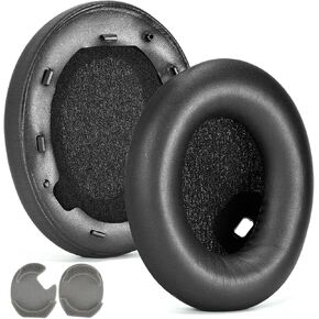 1000XM4 Replacement Ear Pads Cushions Compatible with Sony WH-1000XM4, Earpads for WH 1000XM4 Headphones, Soft High Protein Leather, Superior Noise Isolation Memory Foam