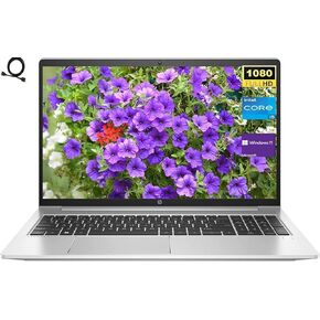 HP ProBook 450 G9, 15.6" FHD Laptop, Intel Core i5-1235U Processor, 16GB RAM 512GB SSD, Backlit Keyboard, Webcam, HDMI, WiFi, Bluetooth, Windows 11 Pro, Silver