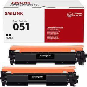 051 Toner Cartridge Compatible Replacement for Canon 051 Toner Cartridge 051H CRG051 CRG051H MF264dw Toner for MF269dw MF267dw MF266dn MF263dn LBP162dw LBP1692dwkg LBP161dn Printer (Black, 2 Pack)