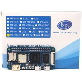 youyeetoo Banana pi M2 Zero Open Source Singal Board Computer, 512MB SDRAM Mini HDMI onboard WiFi (AP6212) & Bluetooth, Support Raspbian Android Armbian RetroPie Ubuntu