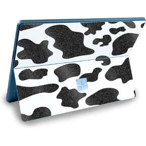 MightySkins Glossy Glitter Skin Compatible with Microsoft Surface Pro 9 (2022) - Cow Print | Protective, Durable High-Gloss Glitter Finish | Easy to Apply & Change Styles | Made in The USA