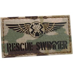 IR mult1cam USCG Rescue Swimmer 2x3.5 SAR Search US Coast Guard Tactical Patch
