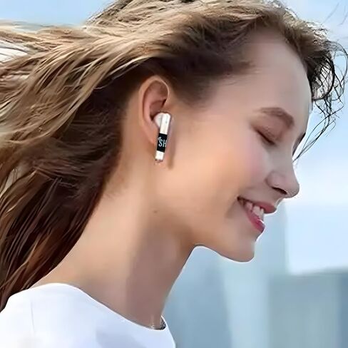 Blocker Stickers for AirPods Neutralize Shield Protection for Bluetooth Headphones Cell Phones Wireless Earbuds Electronic Devices Reduction Harm Defender (Black, 1 Pair) in Kuwait