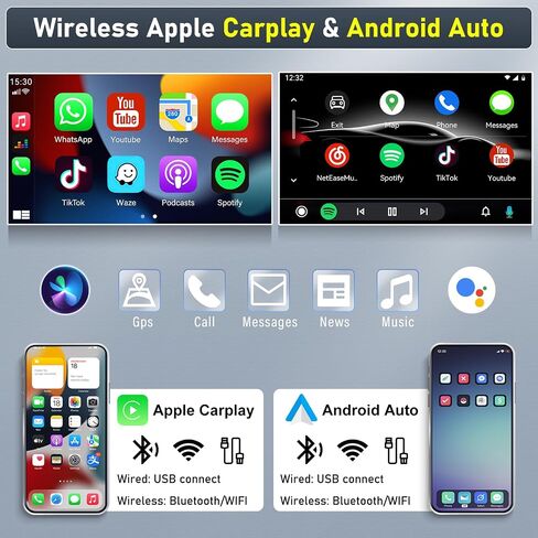 2G+64G Android 13 Car Stereo for Dodge Ram 1500 2500 3500 2013-2019 with Wireless Carplay Android Auto,9'' Touchscreen Dodge Ram Car Radio with WiFi,GPS Navigation,Bluetooth FM/RDS SWC+Backup Camera in Saudi Arabia