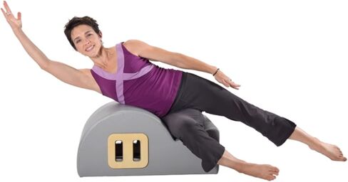 AeroPilates Posture Corrector Pilates Barrel - Home Pilates Back Stretcher - Pilates Strength Workout Machine for Home Gym - Up to 300 lbs Weight Capacity in Kuwait