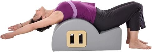 AeroPilates Posture Corrector Pilates Barrel - Home Pilates Back Stretcher - Pilates Strength Workout Machine for Home Gym - Up to 300 lbs Weight Capacity in Kuwait
