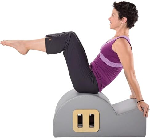 AeroPilates Posture Corrector Pilates Barrel - Home Pilates Back Stretcher - Pilates Strength Workout Machine for Home Gym - Up to 300 lbs Weight Capacity in Kuwait