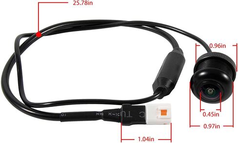 Front 720p Camera Kit Replace for Polaris RZR PRO XP Turbo 1000 900 PRO R for 7" Ride Command in Saudi Arabia