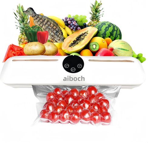 Vacuum Sealer Machine, Vacuum Sealer for Food, Food Vacuum Sealer Machine, 2 Auto Modes, Digital Countdown Display, 30 Bags in Saudi Arabia