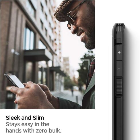 Spigen Tough Armor [Extreme Protection Tech] Designed for Samsung Galaxy Note 10 Plus Case/Galaxy Note 10 Plus 5G Case (2019) - Black in Saudi Arabia