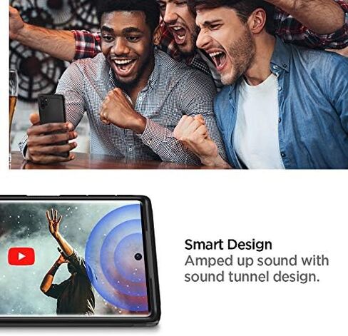 Spigen Tough Armor [Extreme Protection Tech] Designed for Samsung Galaxy Note 10 Plus Case/Galaxy Note 10 Plus 5G Case (2019) - Black in Saudi Arabia