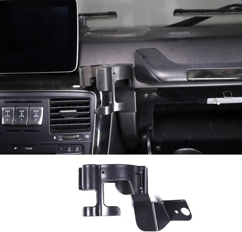 Car Multifunctional Phone Holder Compatible With 2007 2008 2009 2010 2011 2012 2013 2014 2015 2016 2017 2018 Mercedes Benz G-Class W463 G500 G550 G55 G63 G65 Phone Mount, Water cup holder (black) in Kuwait