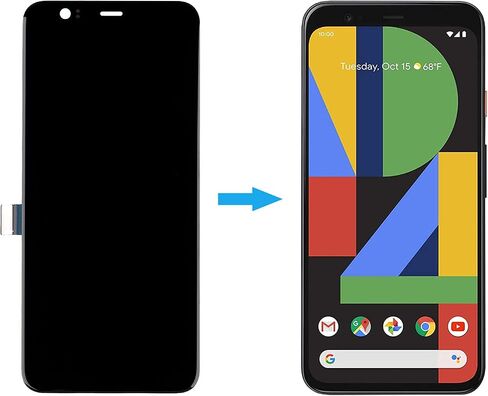 Duotipa New LCD Digitizer Touch Screen Assembly Display Compatible with Google Pixel 4A 5G G025I 6.2" Replacement LCD Display with Tools in Saudi Arabia